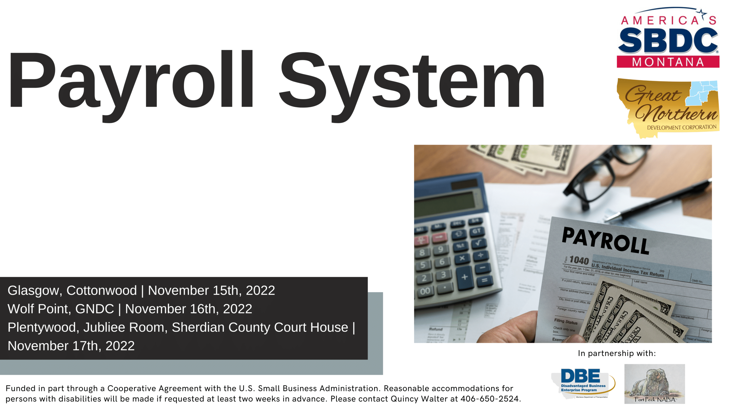 Payroll System – Glasgow | Great Northern Development Corporation